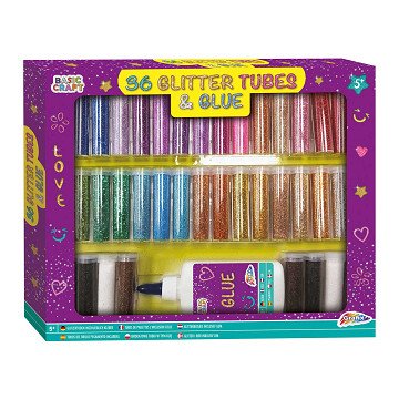 Glitzerset Deluxe Set, 37-tlg.