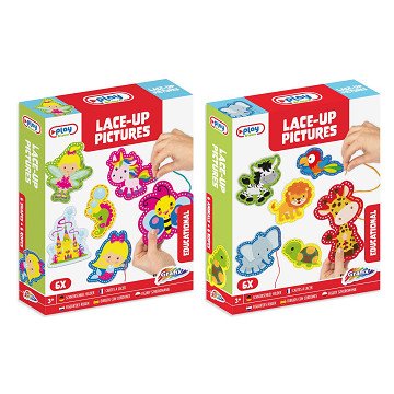 Stringing set Animals, 6 pcs.