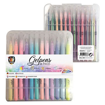 Gel pen set, 48 pcs.