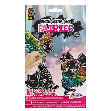 Scratch Set Magnets Fairies, 10 pcs.