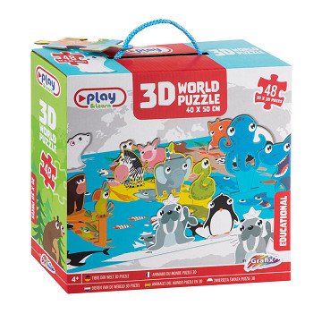 3D-Puzzle Tiere der Welt (40x50cm)