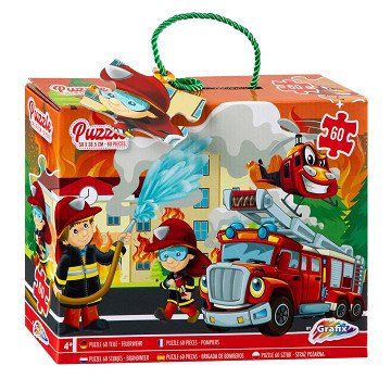 Floor puzzle Fire brigade, 60 pcs.