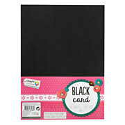 Hobby cardboard Black A4, 10 sheets
