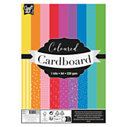 Colored Cardboard A4 220gsm, 72pcs.