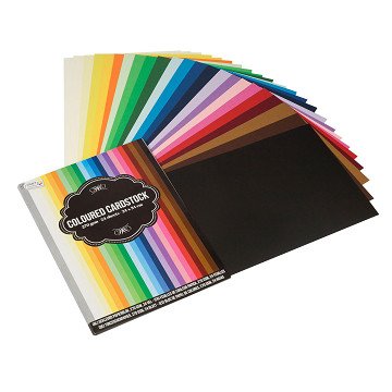 Colored Cardboard 24 Sheets, 270 gsm