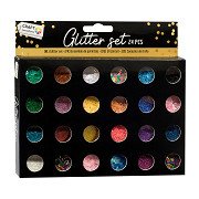 Glitzerset, 24 Farben