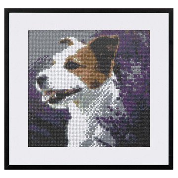Diamond Painting - Dog, 30x30cm