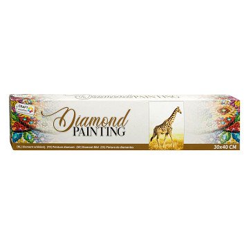 Diamond Painting - Giraffe, 30x40cm