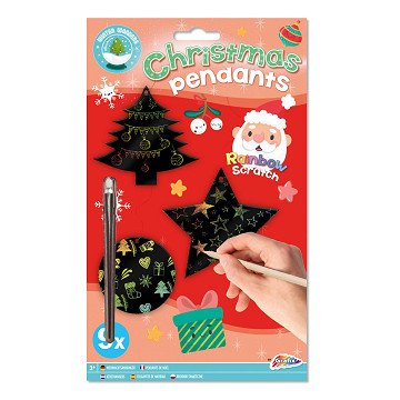 XMAS Weihnachtsanhänger Regenbogen, 9 Stk.