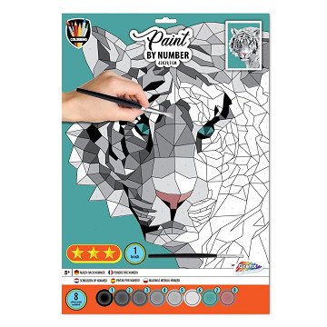 Paint by Number A3 - Tiger