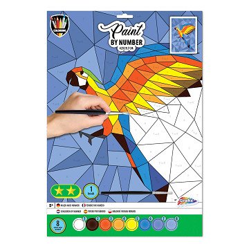 Malen nach Zahlen A3 – Papagei