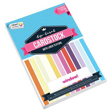 Hobbykarton mit Leinenstruktur A4 Farbe