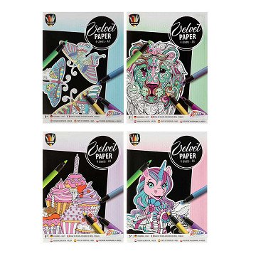 Craft Kit Velvet Paper