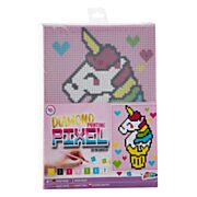 Pixel by Number Canvas - Unicorn
