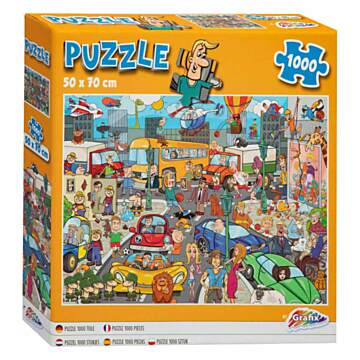 Jigsaw puzzle Comic Traffic, 1000 pcs.