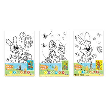 Canvas Paint by Number Easter