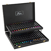 Nassau Dual Tip Markers in Wooden Case, 36 pcs.