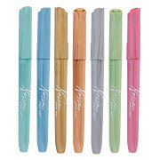 Nassau Metallic Brush Pens, 7st.