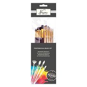 Nassau Professional Brush Set, 10 pcs.