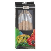 Nassau Brush set, 12 pcs.