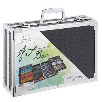 Nassau Luxury Art Set Creative in Metal Case, 121pcs.
