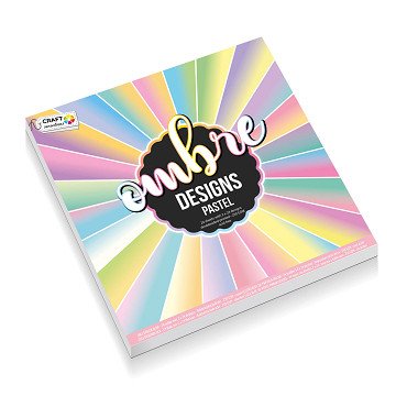Farbiges Papier Ombre – Pastell