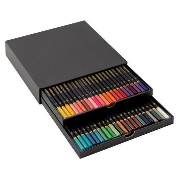 Colored Pencils in Box, 46 pcs.
