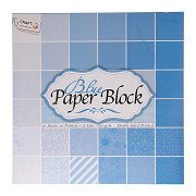 Bastelkarton, 30 Blatt - Blau