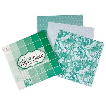 Craft cardboard, 30 sheets - Green