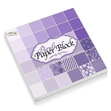 Craft Cardboard, 100 sheets - Purple