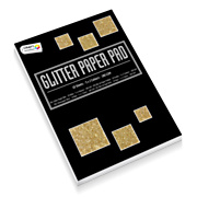 Glitter Papier Blok A4, 10 vellen (2x5 kleuren)