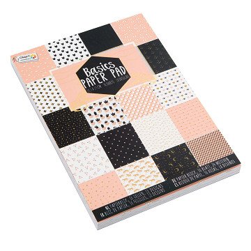 Design Craft Cardstock Basic, 36 sheets (18 designs)