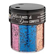 Decoration Confetti in Pot, 6 Colors