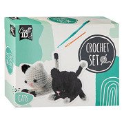 Crochet Kit Two Kittens