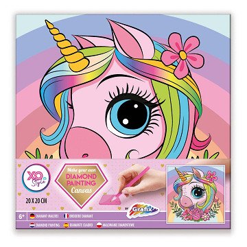 Craft set Diamond Painting Canvas - Unicorn