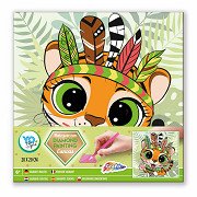 Craft Kit Diamond Painting Canvas - Tiger