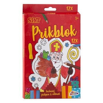 Sinterklaas Prikblok with 12 sheets