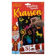 Sinterklaas kratzt Regenbogenfarben