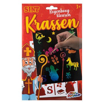 Sinterklaas Krassen Regenboog Kleuren