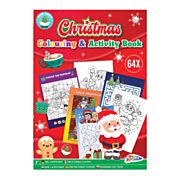 Christmas Coloring and Activity Book A4
