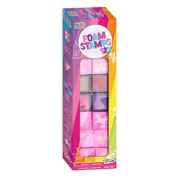 Foam Stamp Set - Pink
