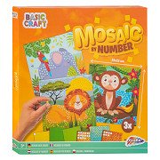 Mosaik nach Zahlen - Tiere