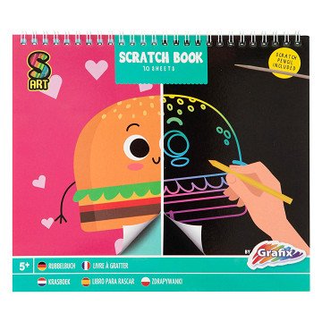 Scratch Book Monster, 10 Sheets