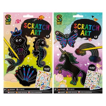 Make your own Scratch Art Girl