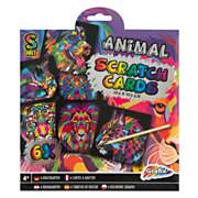 Scratch Cards, 6pcs. - Animals