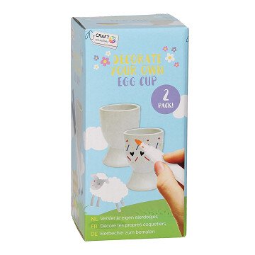 Decorate your own Egg Cups, 2 pcs.