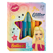 Besties Glitter Felt Pens, 8pcs.