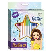 Besties Glitter Gel Pens, 12pcs.
