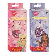 Besties Diamond Painting Keychain Making