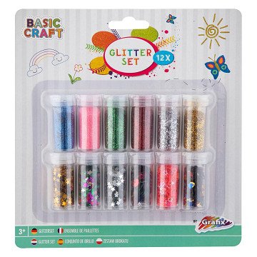 Glitter set, 12 pcs.